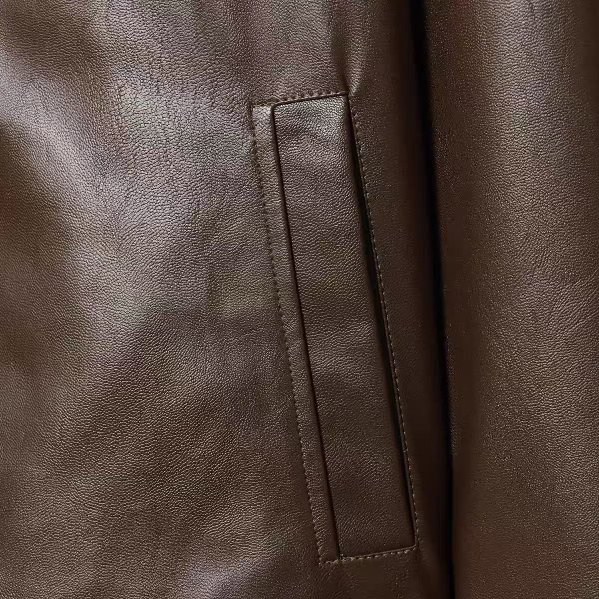 FAUX LEATHER JACKET