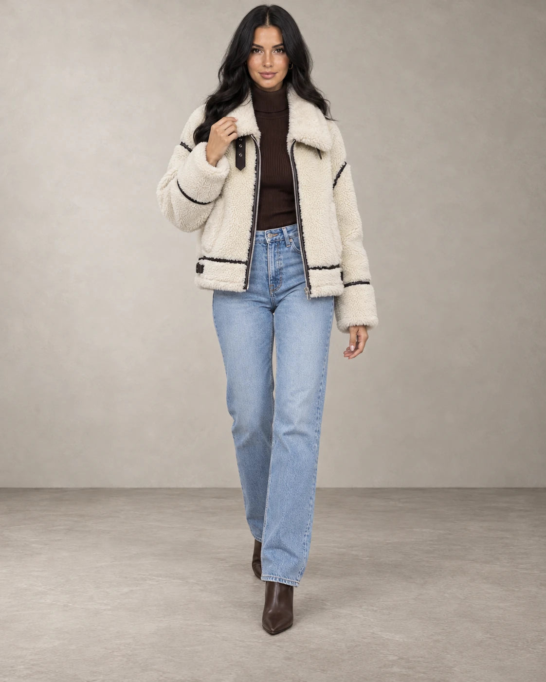 TEDDY AVIATOR JACKET