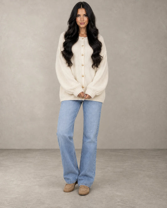 OVERSIZED KNIT CARDIGAN