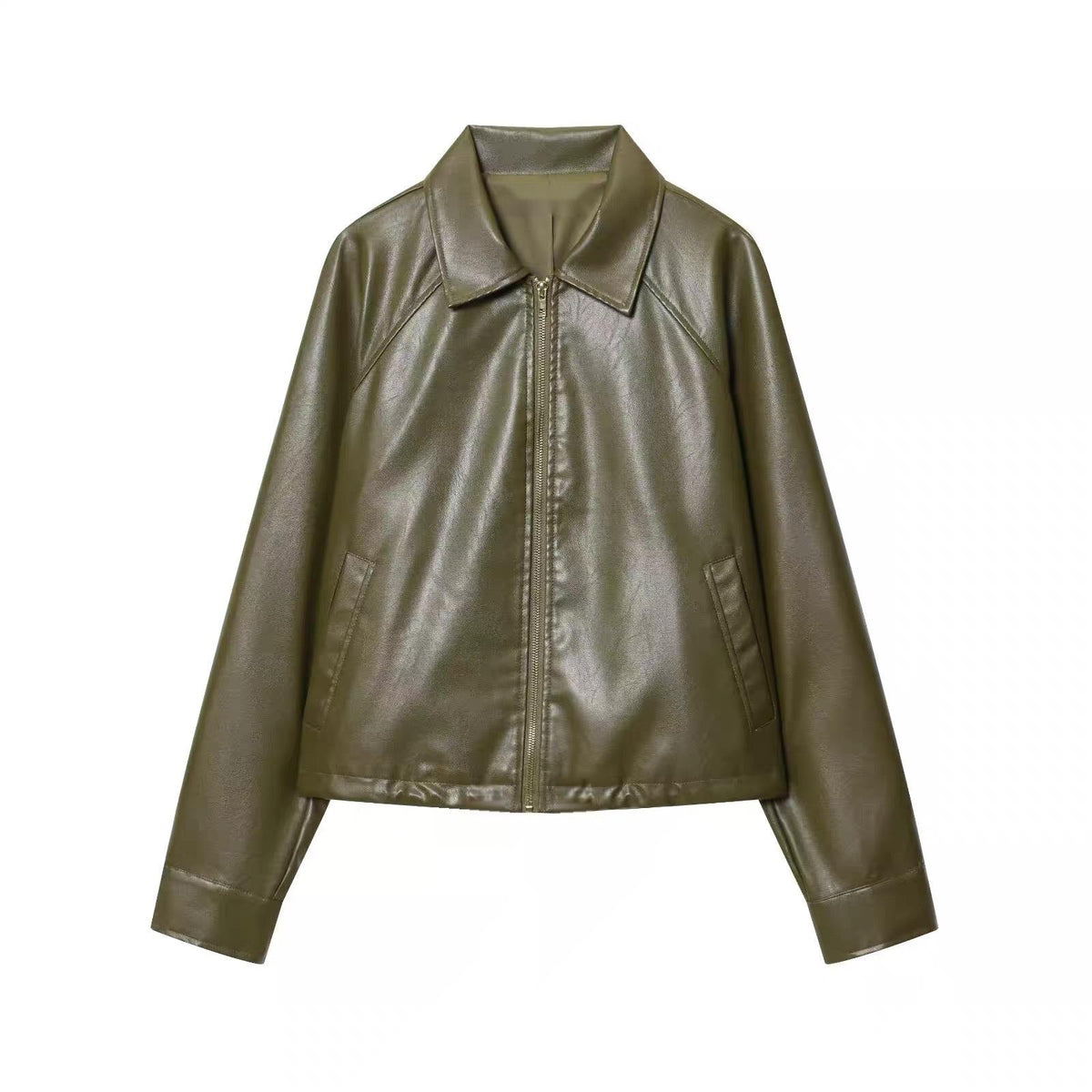 FAUX LEATHER JACKET