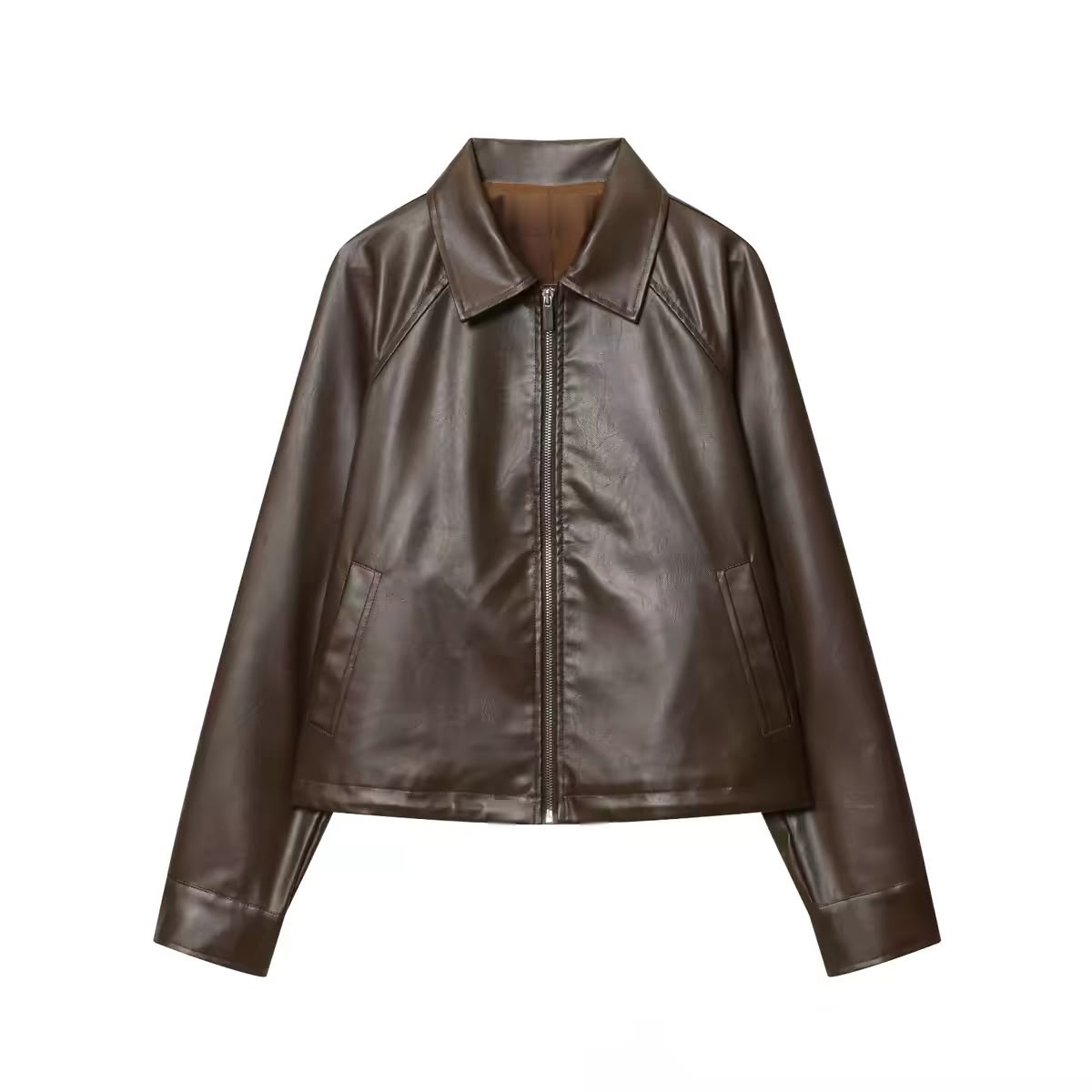 FAUX LEATHER JACKET