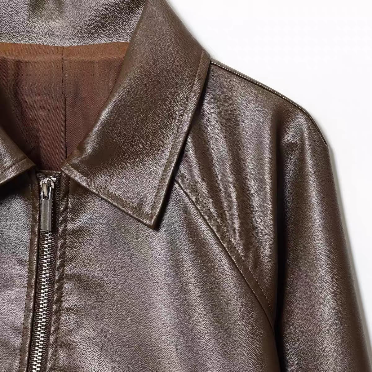 FAUX LEATHER JACKET