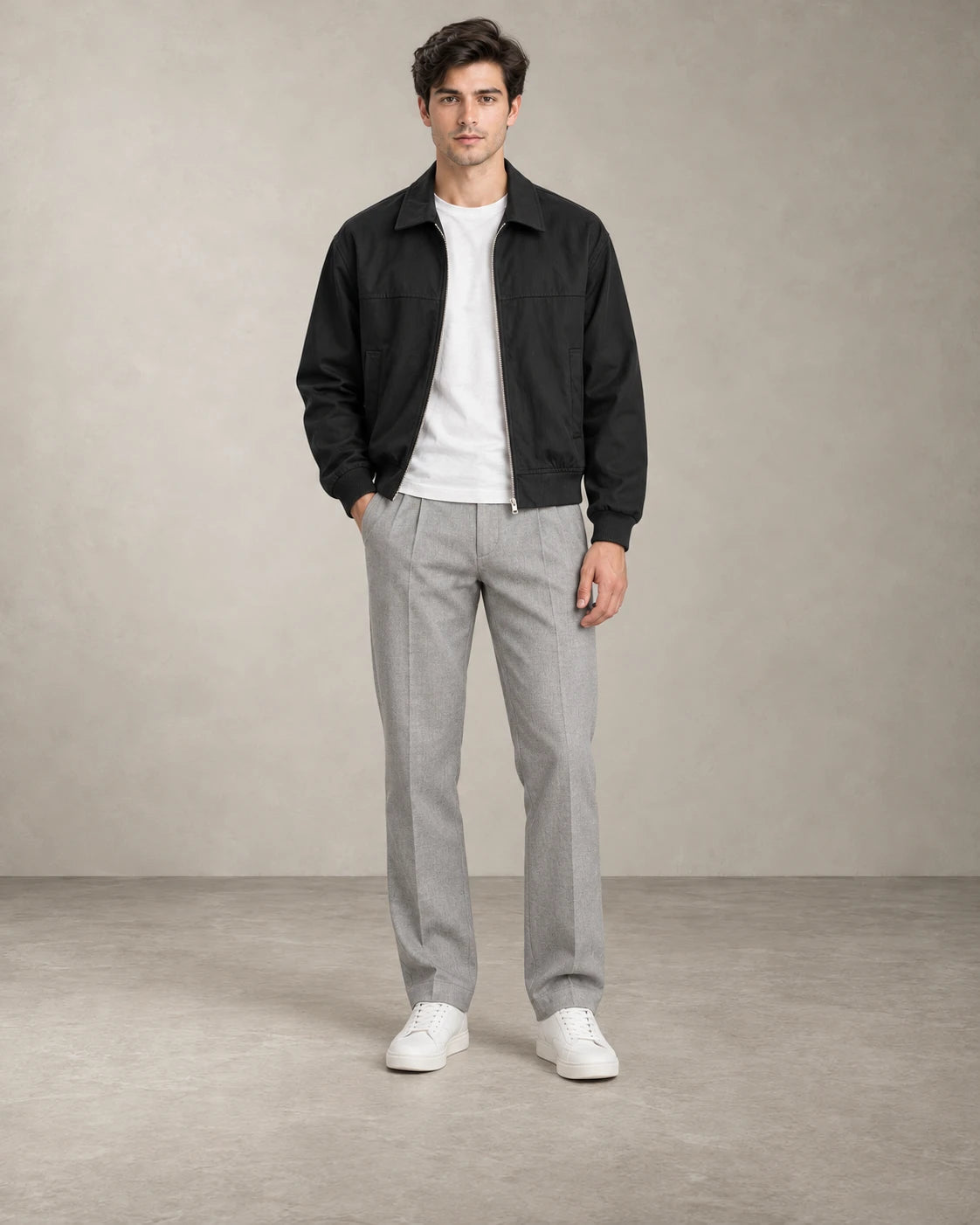HARRINGTON JACKET – Schwarz