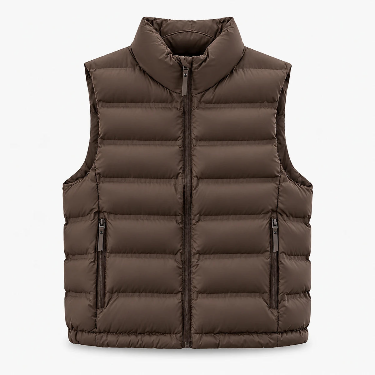 LIGHT PUFFER VEST – Braun