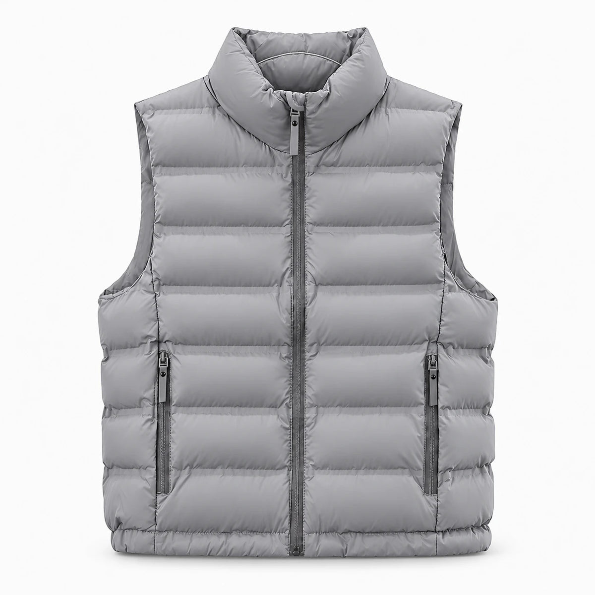 LIGHT PUFFER VEST – Grau