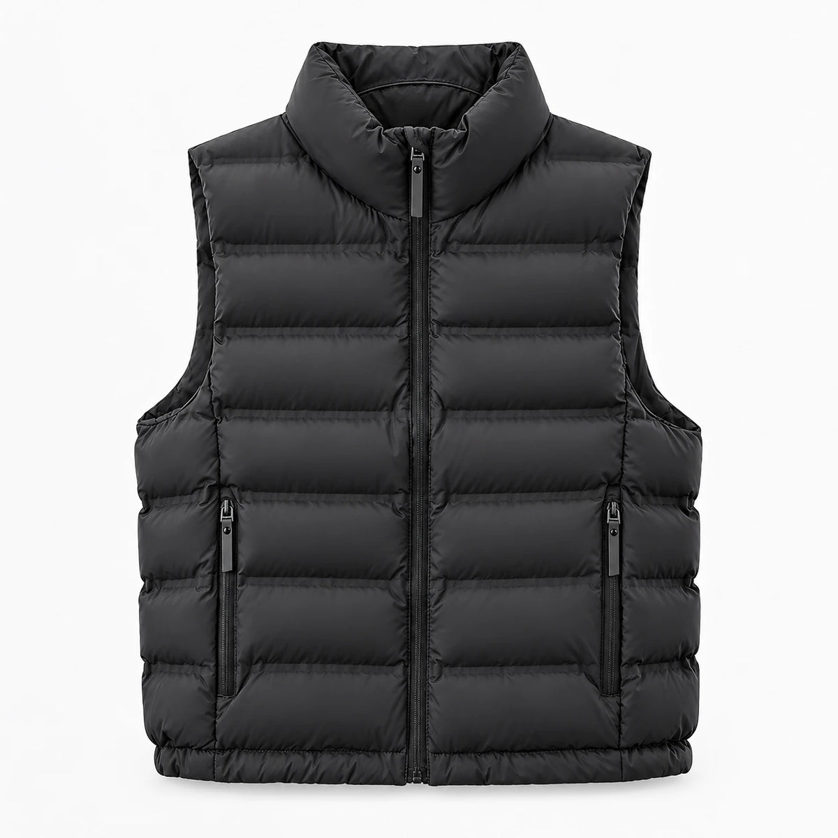 LIGHT PUFFER VEST – Schwarz
