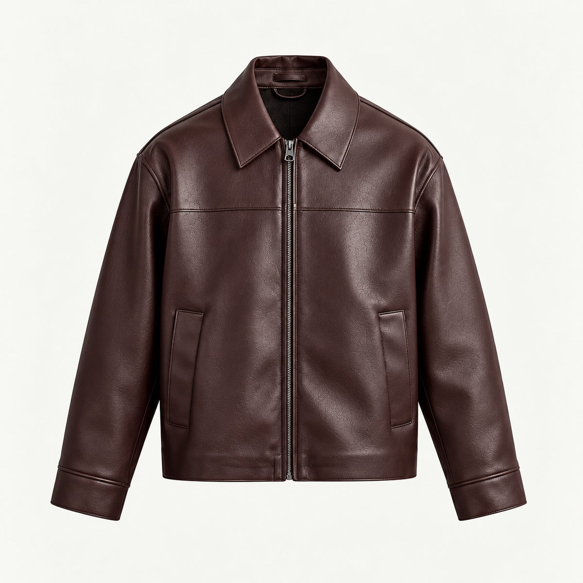 CLASSIC LEATHER ZIP JACKET – Braun