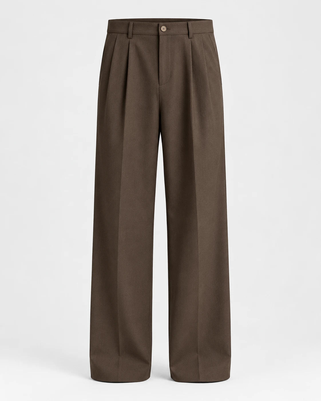 PLEATED WIDE TROUSERS – Braun
